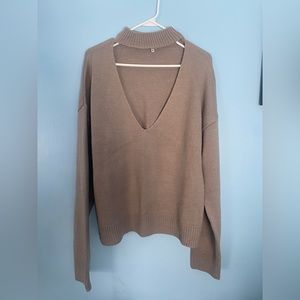 NWT Tobi size large tan sweater. Comes from a non-smoking home with no animals